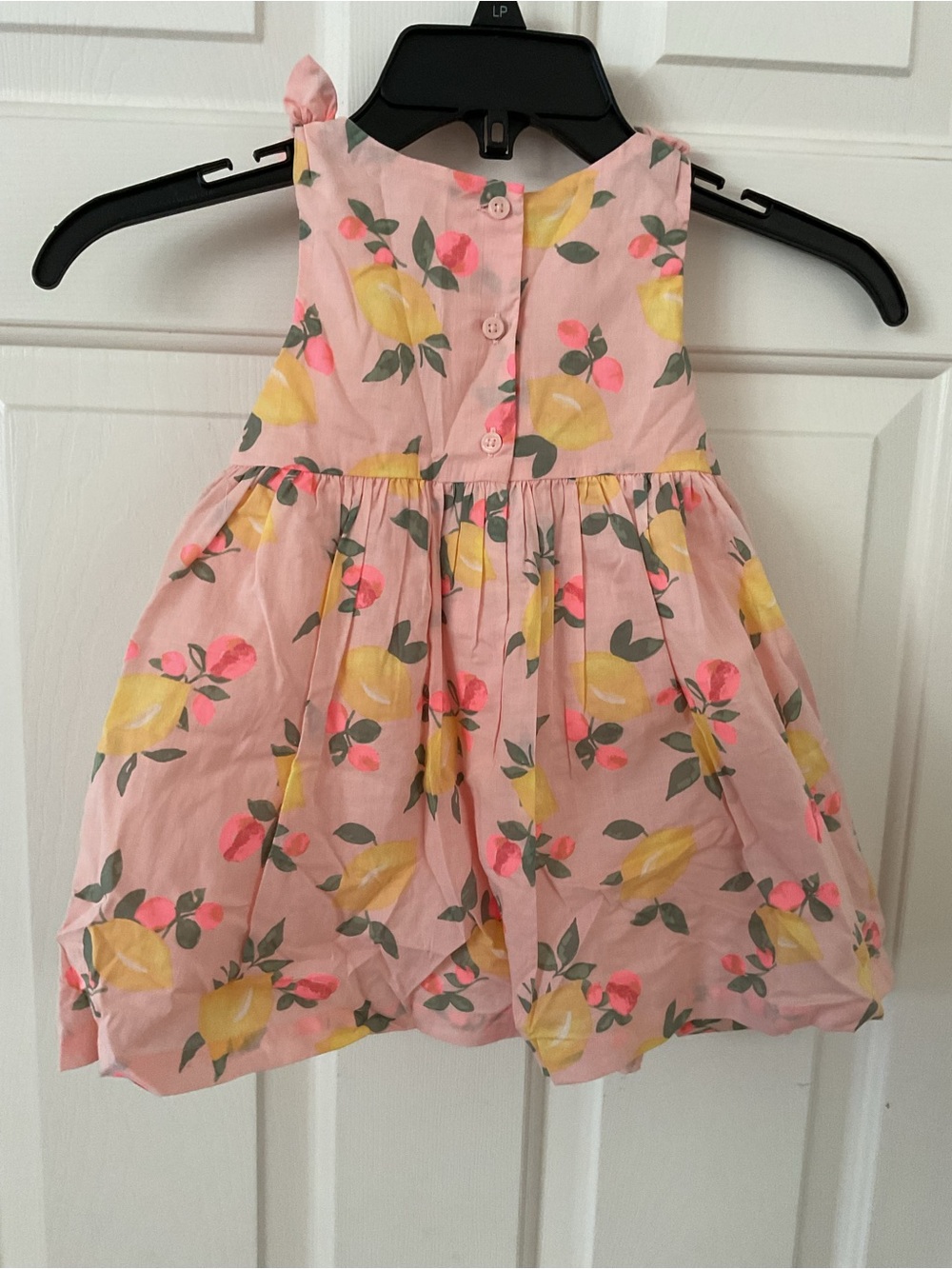 OshKosh B'gosh Pink Lemon Print Cotton Sundress - Picture 2 of 8